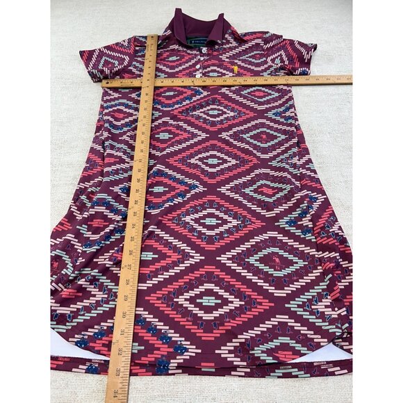 William Murray Women's SZ Medium Polo dress Fall into Formation Golf Aztec Triba - Picture 9 of 11